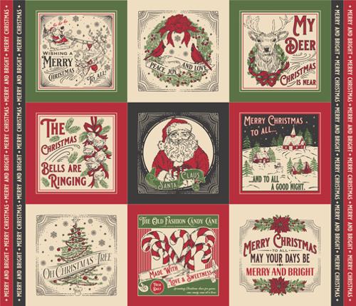 Holiday Cheer by Stacy Iest Hsu for Moda Fabrics Panel 36"x45"