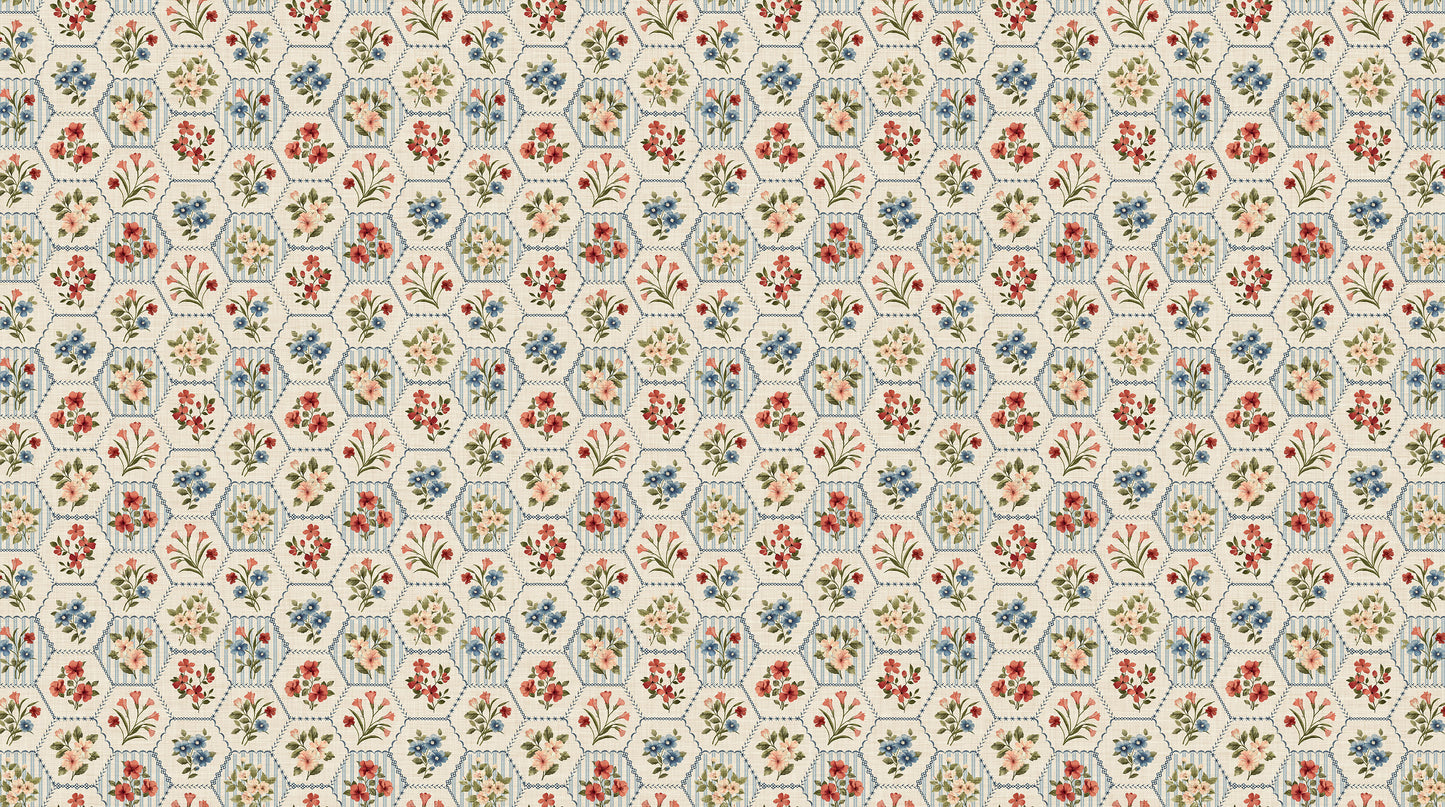 Farmhouse Sampler Sampler Cream Multi DP28603-11