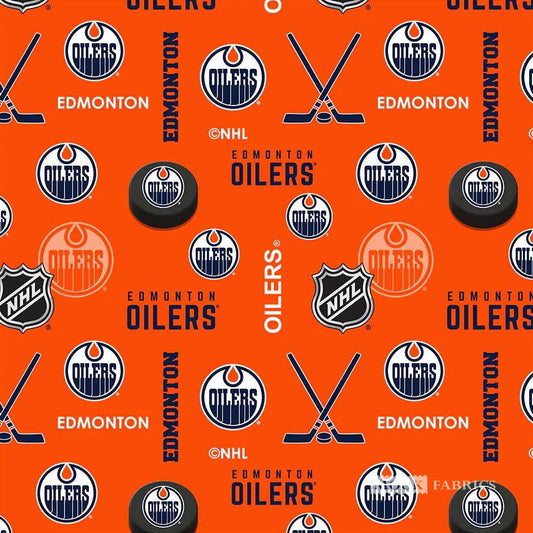 NHL Minky Fleece Edmonton Oilers