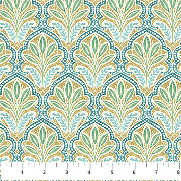 Mariposa Multi Scallop Yellow Multi 28511-52
