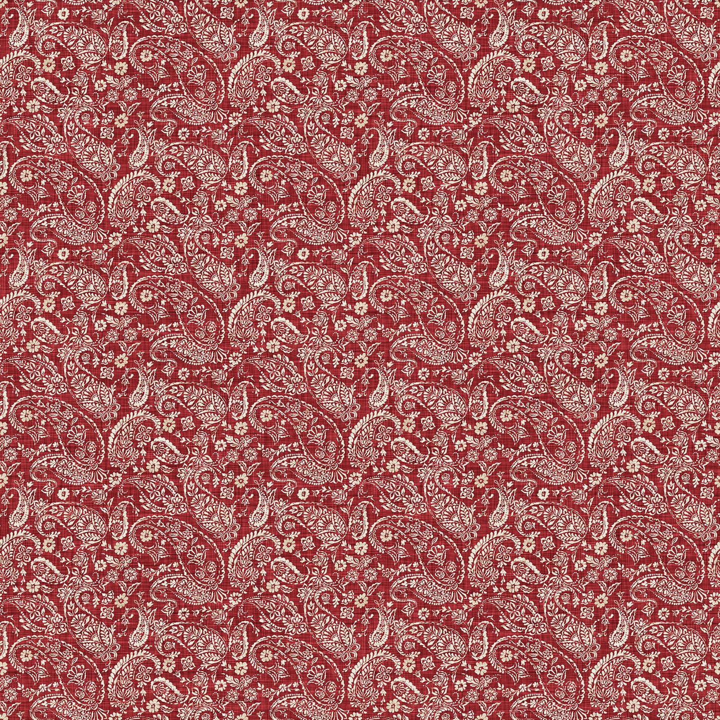 Farmhouse Sampler  Paisley Red 28607-24
