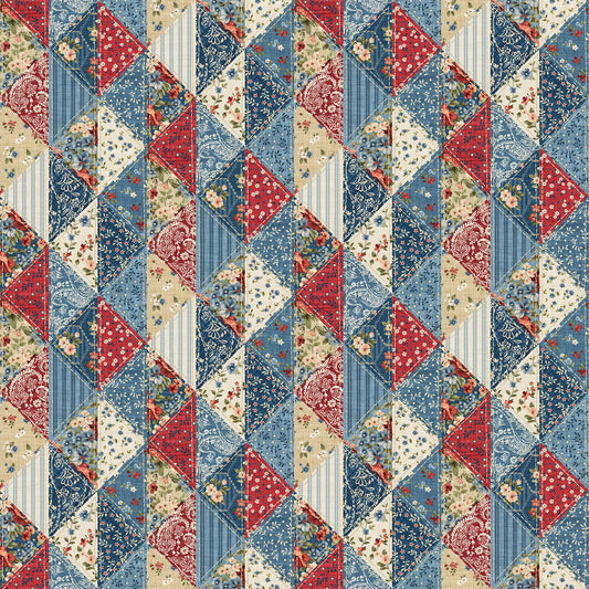 Farmhouse Sampler Patchwork Cream Multi DP28602-11